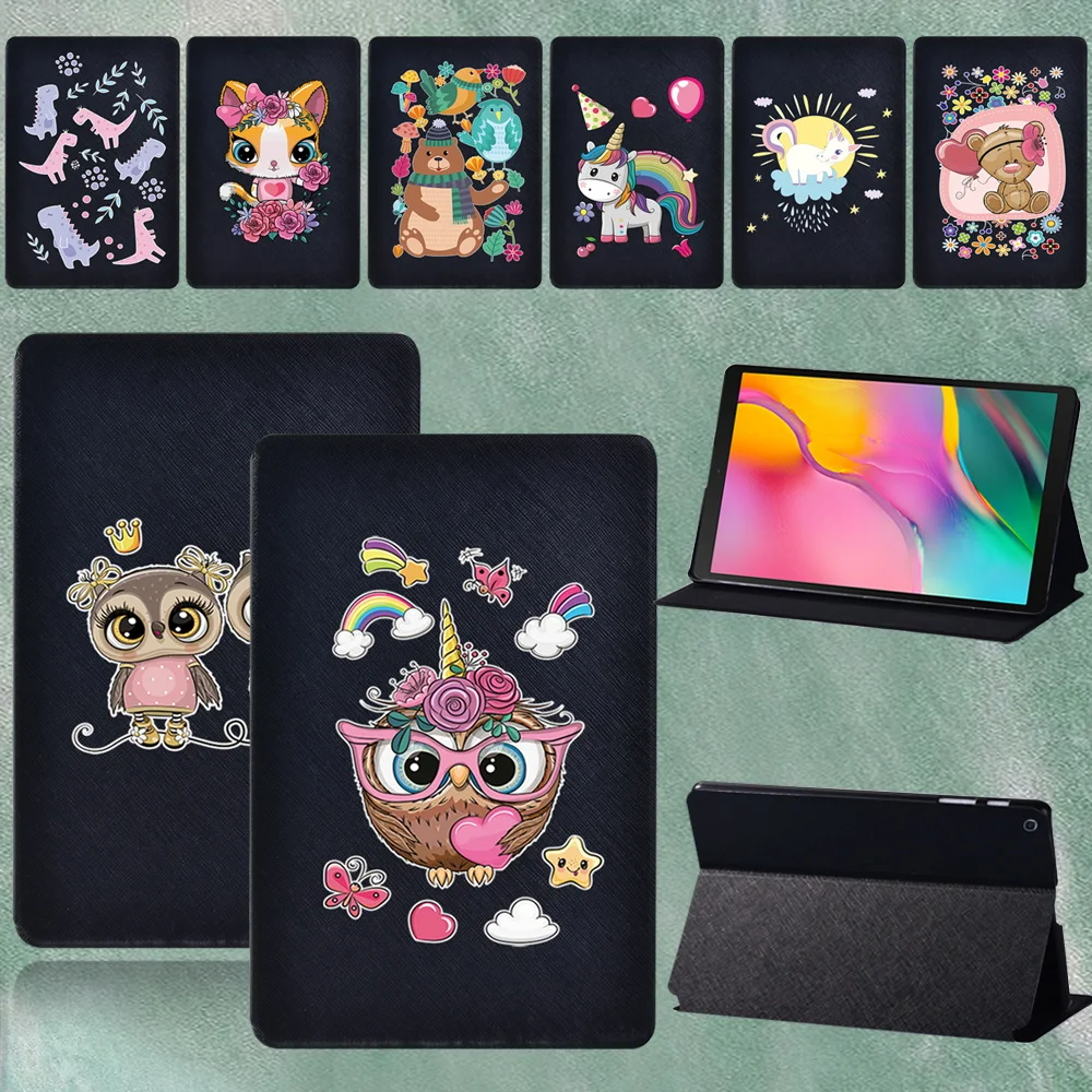 

Pu Leather Tablet Stand Case for Samsung Galaxy Tab A7 10.4/A7 Lite 8.7/A 8.0/A 10.5/A 10.1/A A6 10.1 Anti-fall Protective Cover