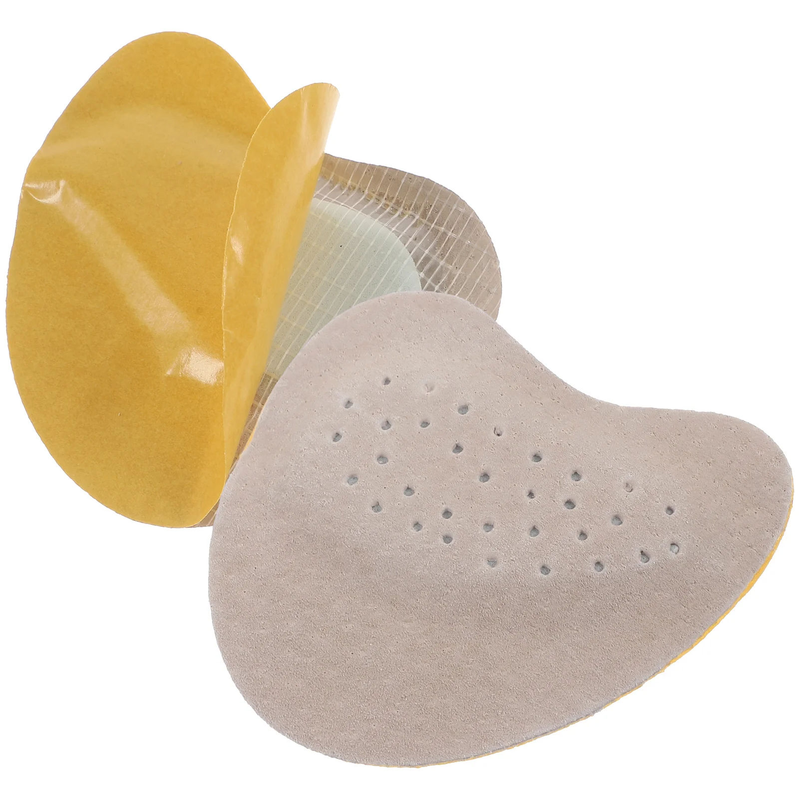 

High Heels Forefoot Stickers Adhesive Half Pads Shoes Gel Binder Front Pig Cushions Insoles Cream Flats