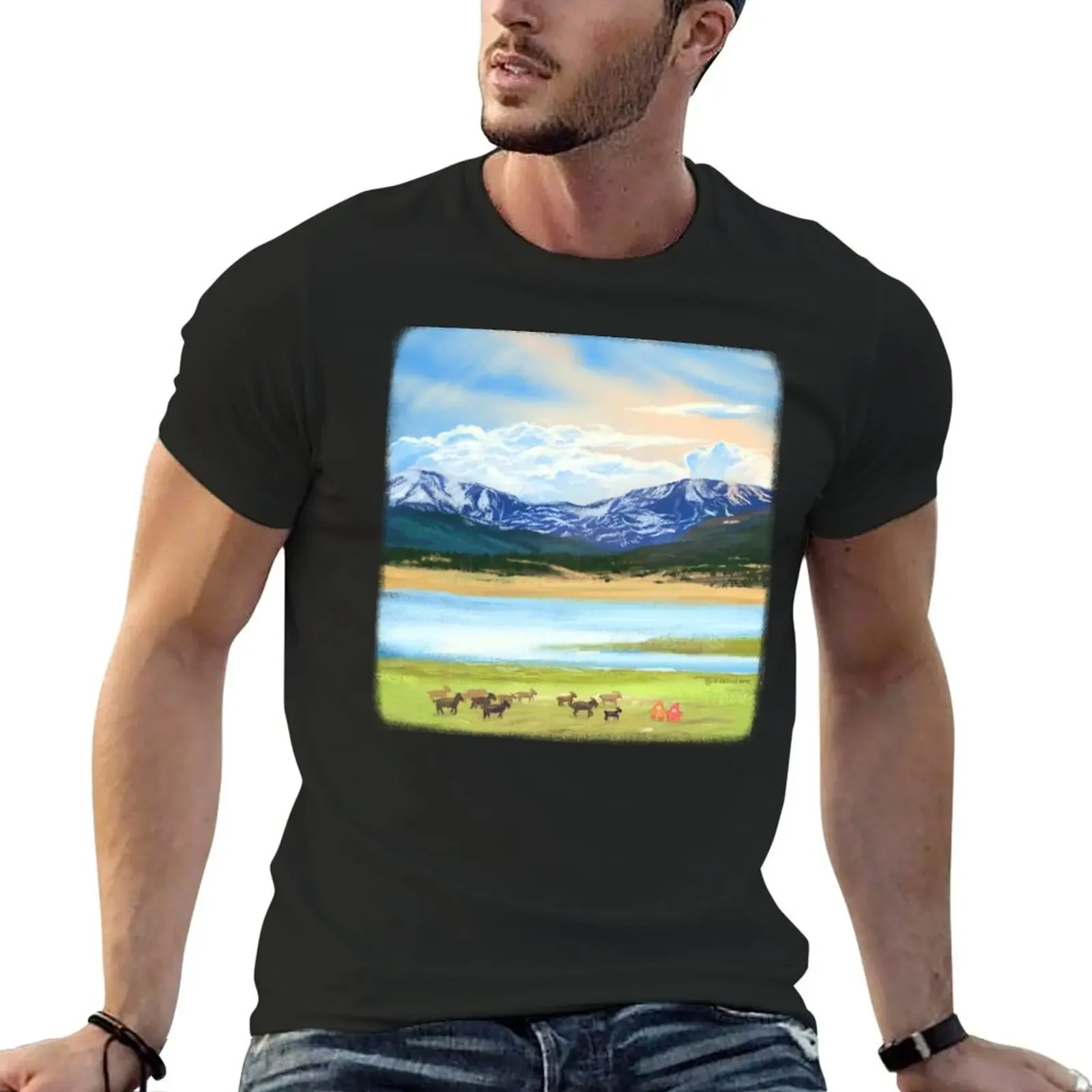 

The herd T-shirt plus sizes cute tops vintage men graphic t shirts