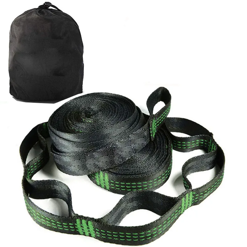 2PCS Hammock Straps& Belts  Extra Strong & Lightweight Ropes and 600 LBS Breaking Strength, No Stretch Polyester 