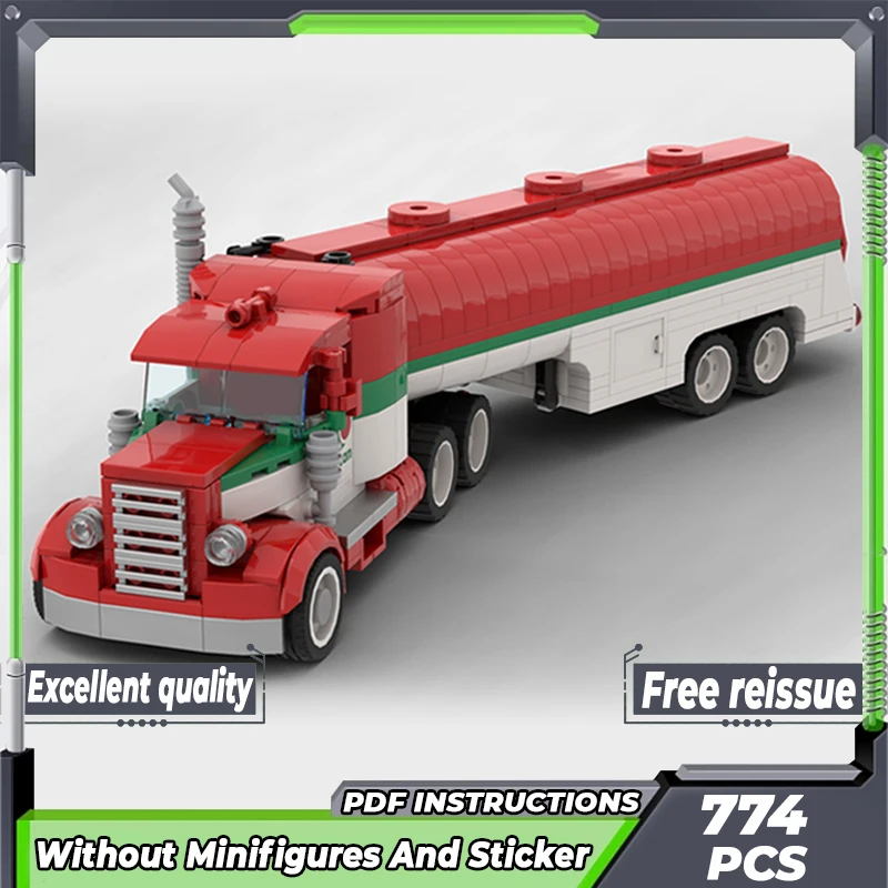 city-car-model-moc-building-bricks-octan-tractor-tanker-trailer-technology-modular-blocks-gifts-christmas-toys-diy-sets-assembly