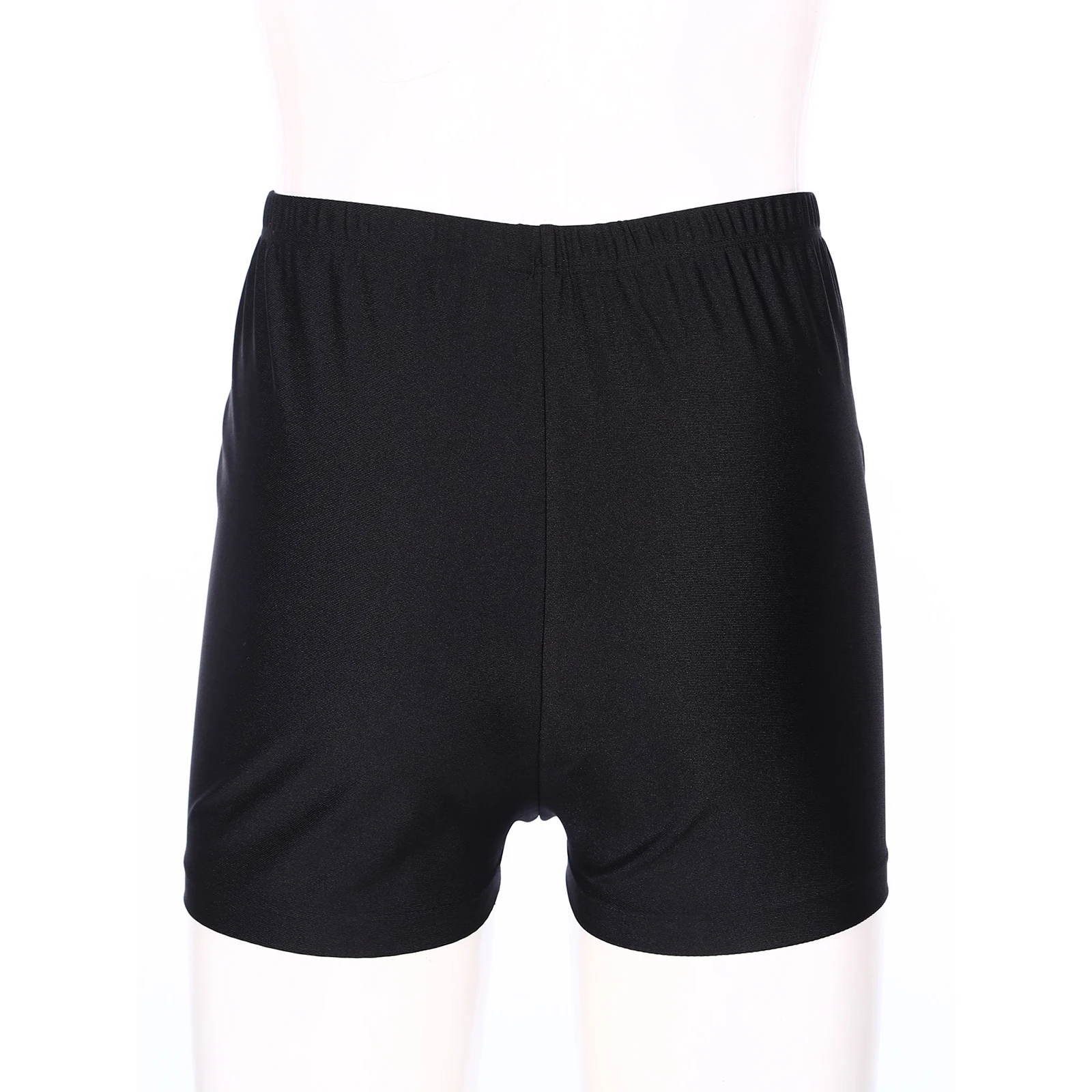 Womens Latin Dance High Waist Slim Fit Style Shorts Salsa Tango Ballroom Dancing Bottoms for Lyrical Dance Stage Performance