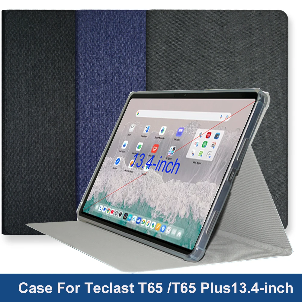 Smart Auto Sleep/Wake Flip Book Cover with Soft TPU Back