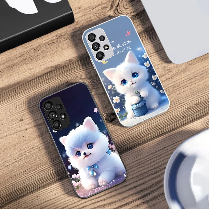 Adorable Green Dog Design Tempered Glass Phone Case