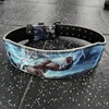 Weightlifting Belt with Zeus Lightning Style, Personalized Gym Fitness Belt with Waist Padding, Fit Powerlifting Squat Deadlift