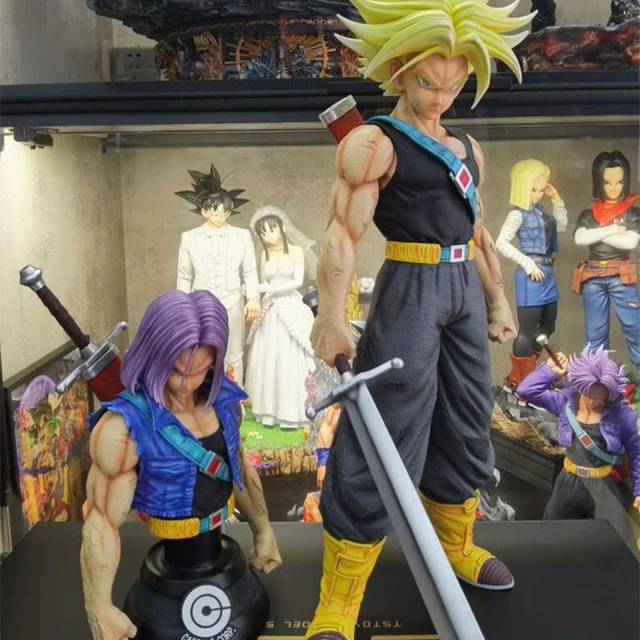 Anime Dragon Ball Trunks Figura, Super Saiyan, Trunks do Futuro, PVC Action  Figures, Coleção Estátua GK, Modelo de Brinquedos, 20cm - AliExpress