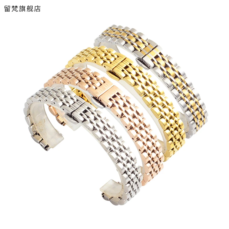 

Ремешок для часов Tissot Armani, браслет из нержавеющей стали с бабочкой, аксессуары для часов, 14 мм 16 мм 18 мм