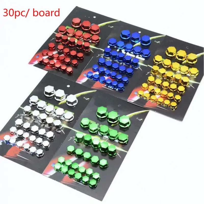 Motorcycle Accessories Head Screw Cover Decorative Parts 30PCS for HONDA CBR900RR NC700 S X VTX1300 CB919 CBR 600 F2 F3 F4 F4i motorcycle accessories