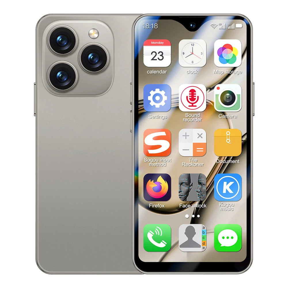 SOYES-XS18インチ画面のスマートフォン,4G,2 GB 16GB ROM