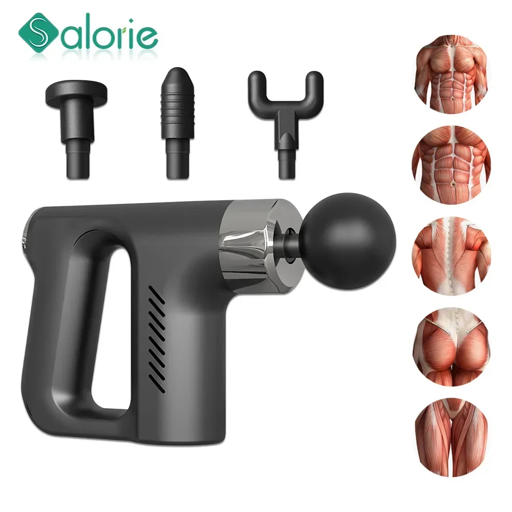 

Пистолет массажный Электрический ударный для тела, шеи, спины, рук и ног