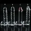 Transparent Glass Dildo G-Spot Stimulation Masturbation Penis Expander Anal Plug Dilator ButtPlug Erotic Anal Sex Toy For Couple 1