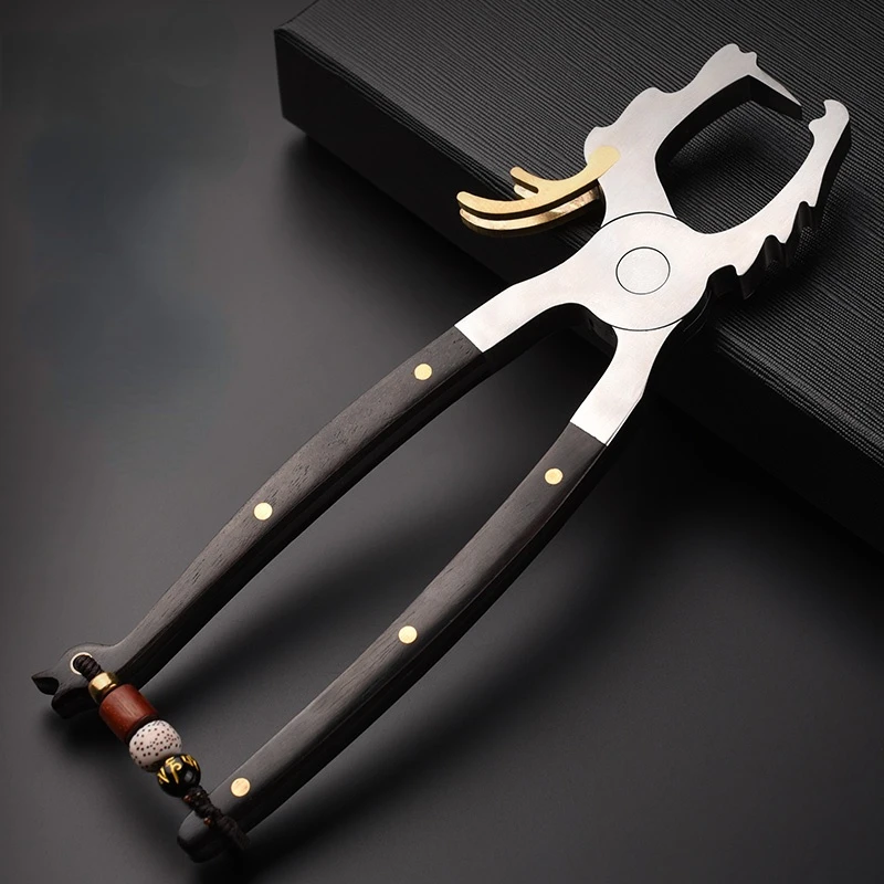 Tea tongs 304 stainless steel Pu'er tea knife manual special tea brick cake prying knife opener accessories