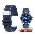 Blue white-silver