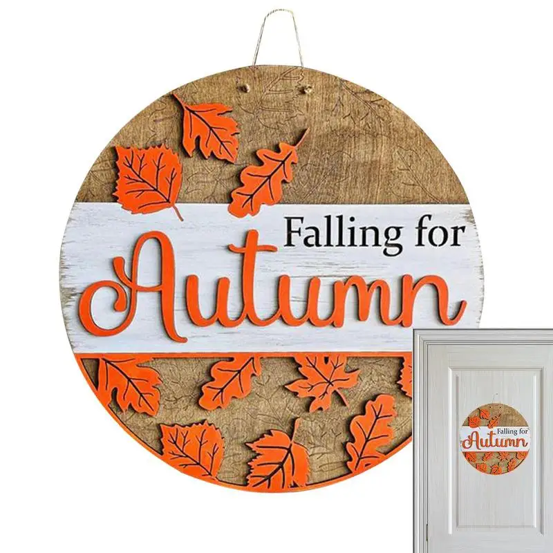 

Welcome Door Signs For Front Door Thanksgiving Door Hanger Wooden Sign Wall Art Rustic Door Hanger For Porch Front Door