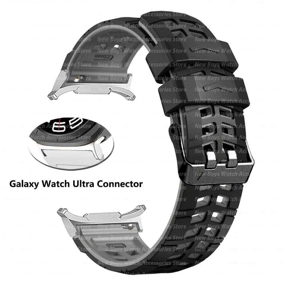 Silicone Sport Band with Curved End