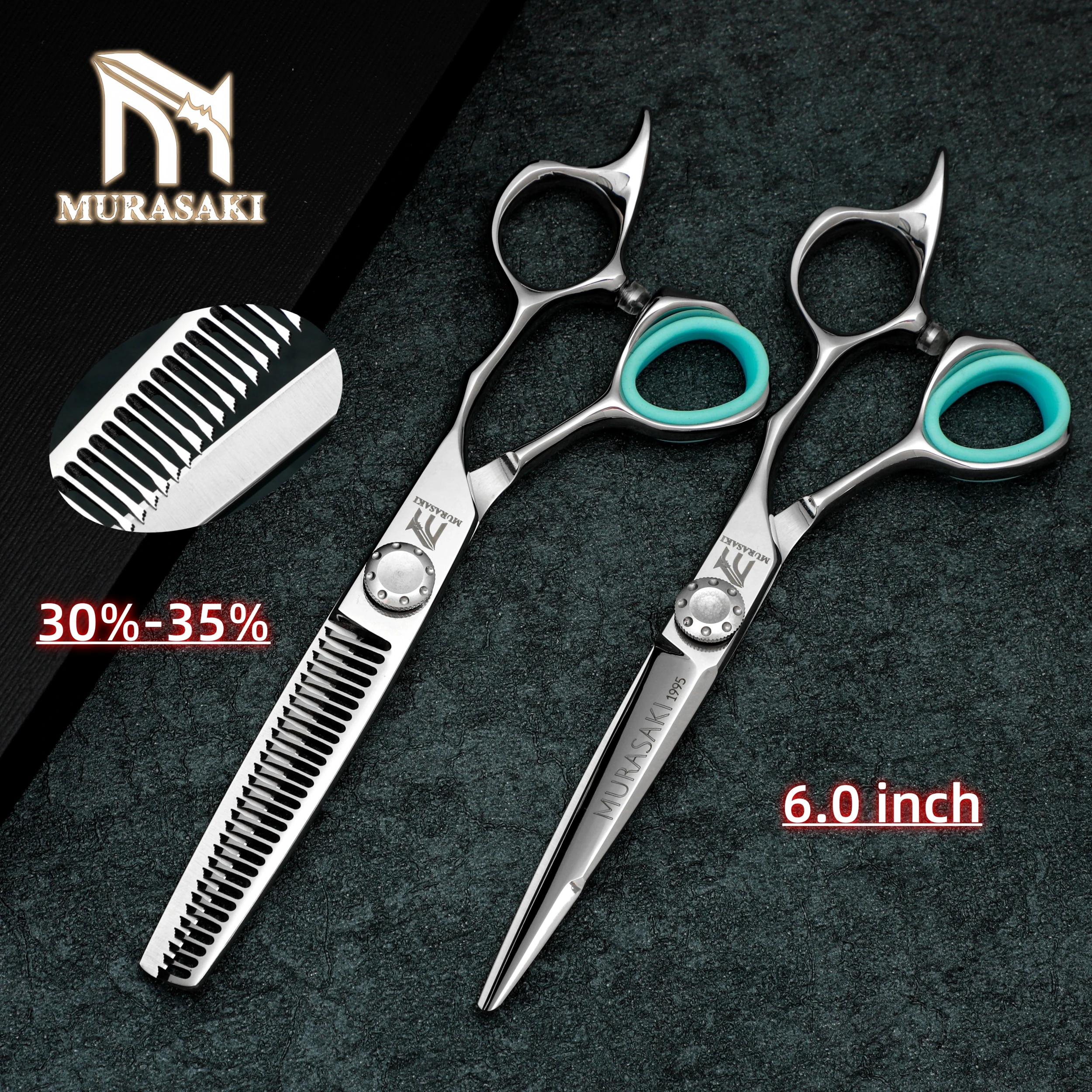 Professionelle Haarschneideschere, Set mit 6,2 Zoll VG10 Stahlscheren für Friseure, hochwertiges Friseurzubehör – Detail 19