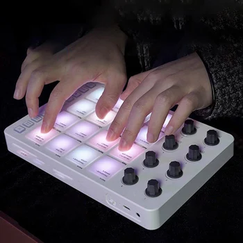 16key MIDI Keyboard Bluetooth Electronic Music Keyboards Mini Portable Sound Controller Professional Electric Music Synthesizer