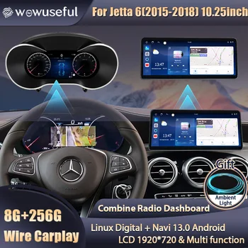 Wowuseful-tablero Digital Lcd para Benz C117 GLC S205 W205 W253 15-18ys, reproductor de Radio de navegación Android, cabina de panel 1