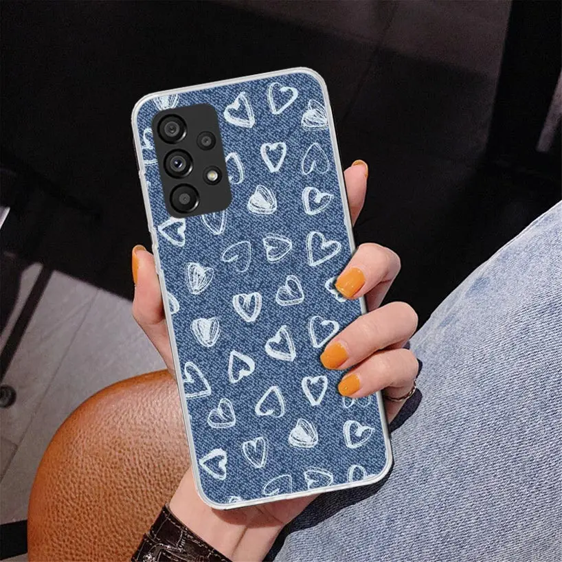 Jeans Cowboy Denim Printed Phone Case