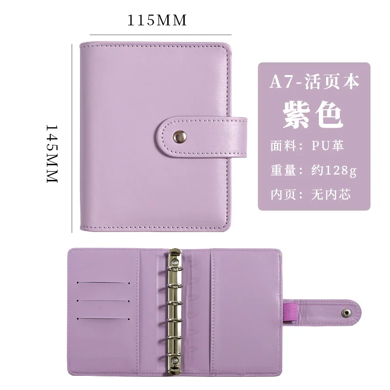 A7 Mini Budget Binder For Saving Money Budget Loose-leaf Planner With Cash  Envelope Wallet System 6 Holes Pockets Zipper - AliExpress