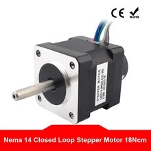 

Nema 14 Closed Loop Stepper Motor Bipolar 18Ncm/25.5oz.in 0.80A with Encoder 5VDC 300CPR