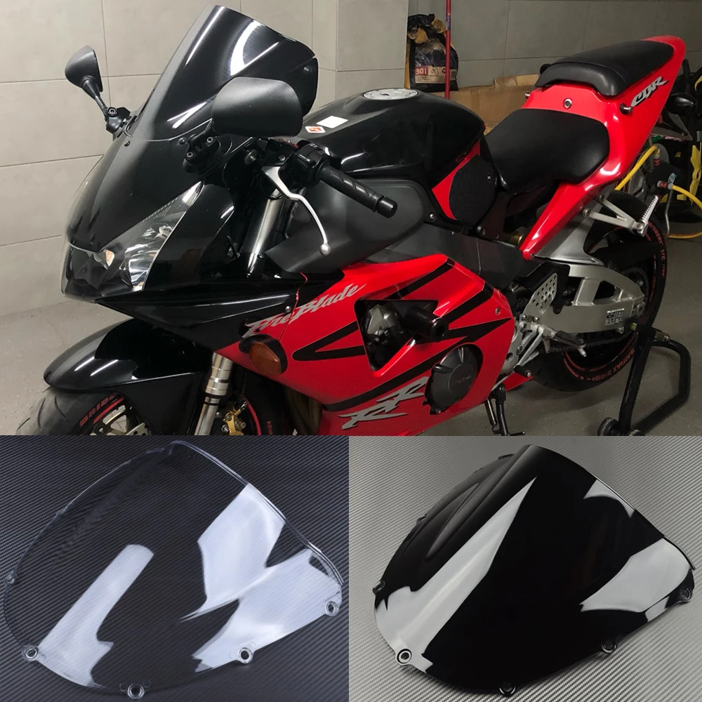 

Ветровое стекло CBR954RR для мотоцикла Honda CBR 954 RR 954RR 900RR 2002 2003 CBR900RR экран двойной пузырьковый ветровой экран