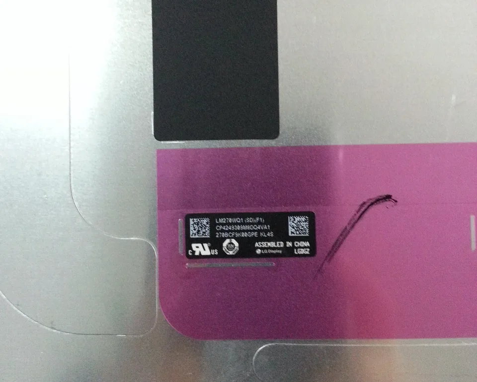 27 für IMac A1419 DIY LCD Monitor 2k LM270WQ1 SD F1 F2 27 für IMac A1419 DIY LCD Monitor 2k LM270WQ1 SD F1 F2