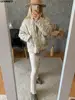 ZA Women's Cotton Coat 2023 Winter Fashion Pocket Drawstring Warm Vintage Long Sleeve Zipper Female Outerwear Tops Jacket 4