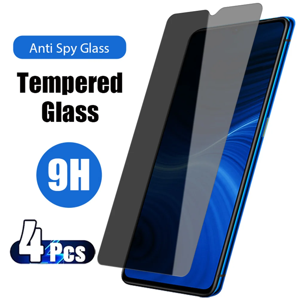 

4 Pieces Full Cover Anti-Spy Screen Protector for Xiaomi Mi 13 12T 11T 10T Pro Private Glass for 11 12 Lite