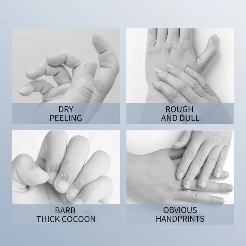 SADOER Goat Milk Moisturizing Hand Mask Whitening Nourishing Anti-aging Hydrating Hand Gloves for Hands Skin Care Products