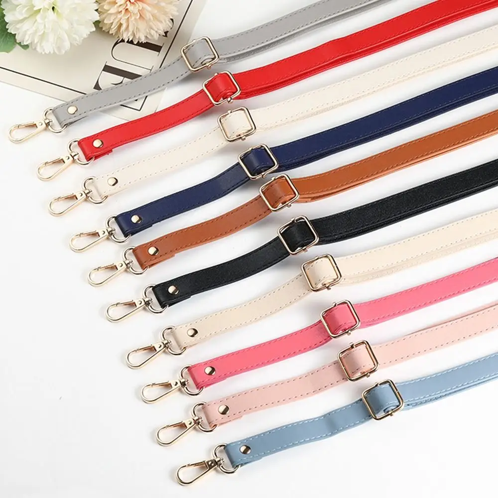 Bag straps 1PC 130cm Leather Shoulder Strap Buckle Bag Accessories Crossbody Bag Strap Handbag Handle Replacement