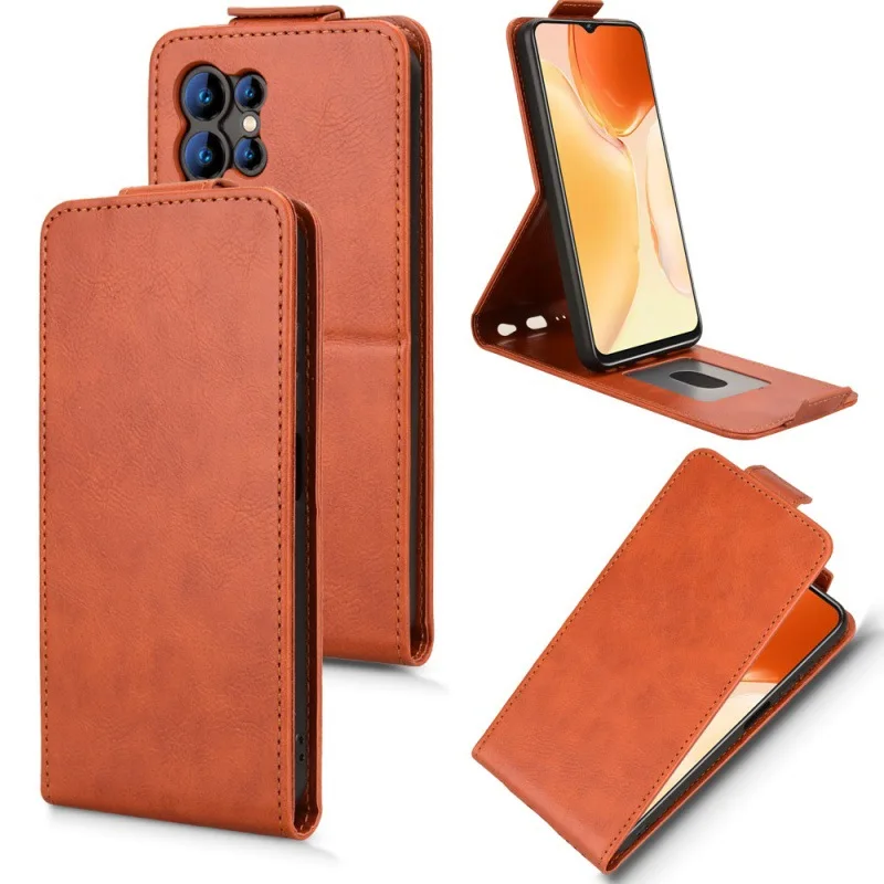 Premium Vertical Flip Leather Case with Card Slot and Anti-Drop Protection