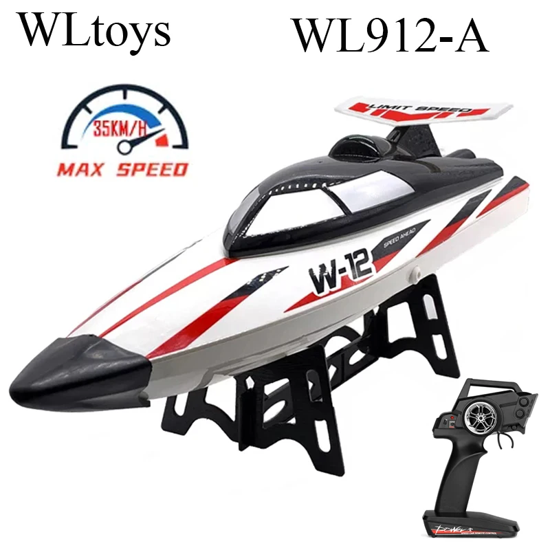 Wltoys WL912A Bateau RC 35 km/h - 2.4GHz, 1/2/3 Batteries