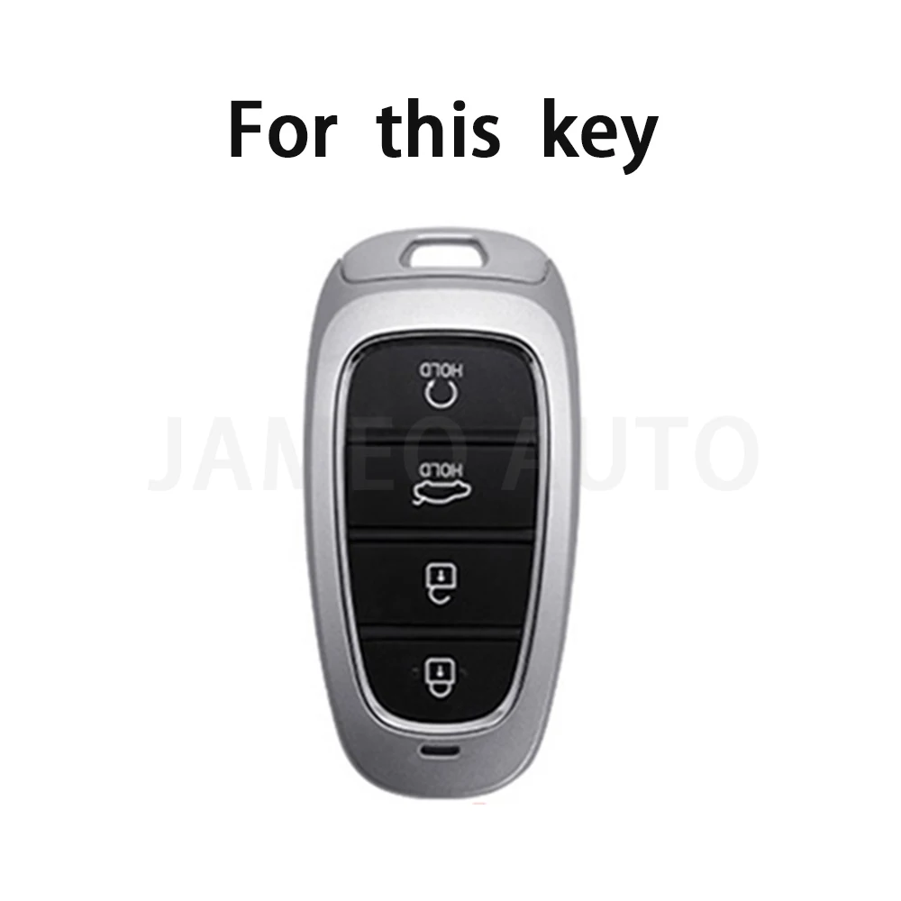Ontto Car Key Case Cover Fit For Hyundai Sonata Palisade Ioniq 5 - Foto 3