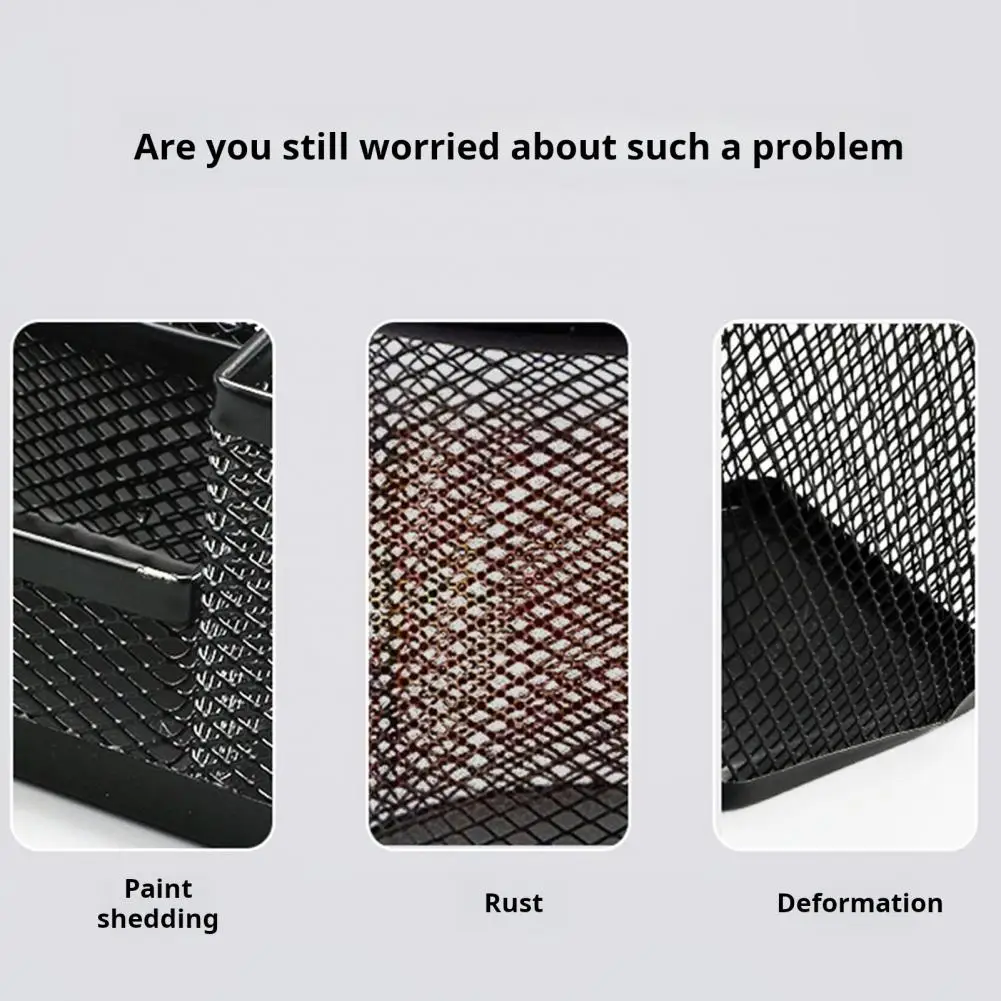 Office Desk Organizer Capacity Wire Mesh Pencil Holder Makeup Brush Organizer for Office Stable Non-slip Design Desktop makeup organizer pen holder desk organizer pen and brush holder