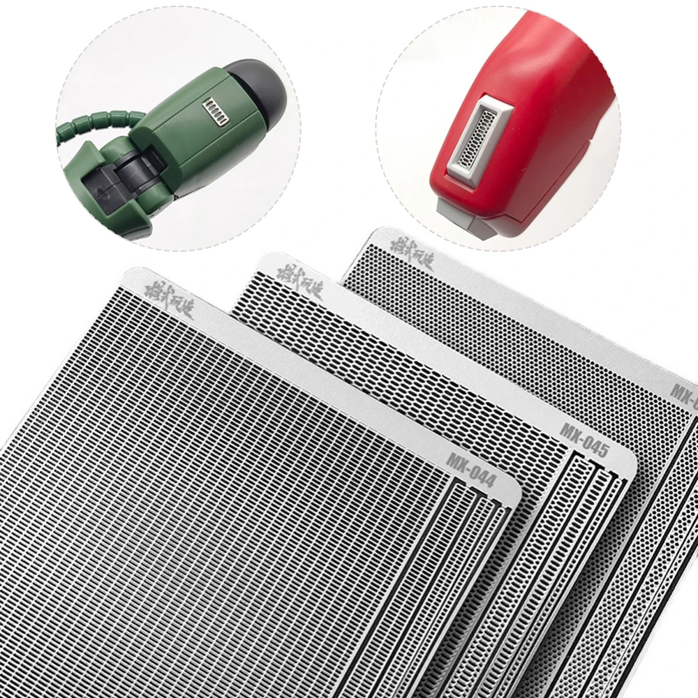 Unpainted Assembled Photo-etched Radiator Mesh Board / Grill For Modeling Photo Etched Parts Detailing Dress Up Kit