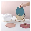 Gold Triangle Heat Resistant Storage Rack Dishwasher Safe Bamboo Mat Organizer Base Layer Shelf Space Saving Kitchen Tool 3