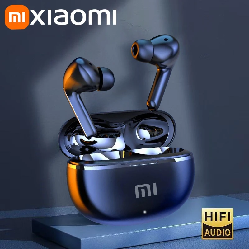 Xiaomi 2024 Original Wireless Bluetooth Earphones TWS Sports Headphones Earbuds Dual HD Mic Headset LED Display Gaming Earphones 2