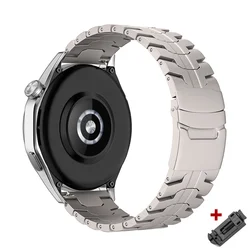 Titanium Luxury Metal Business Watch Strap - 22mm Bracelet for WATCH Watch 3 (Titanium)