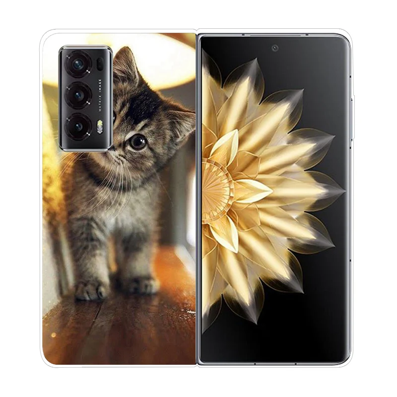 Durable Clear Hard Shell Phone Case - Shockproof & Foldable Design