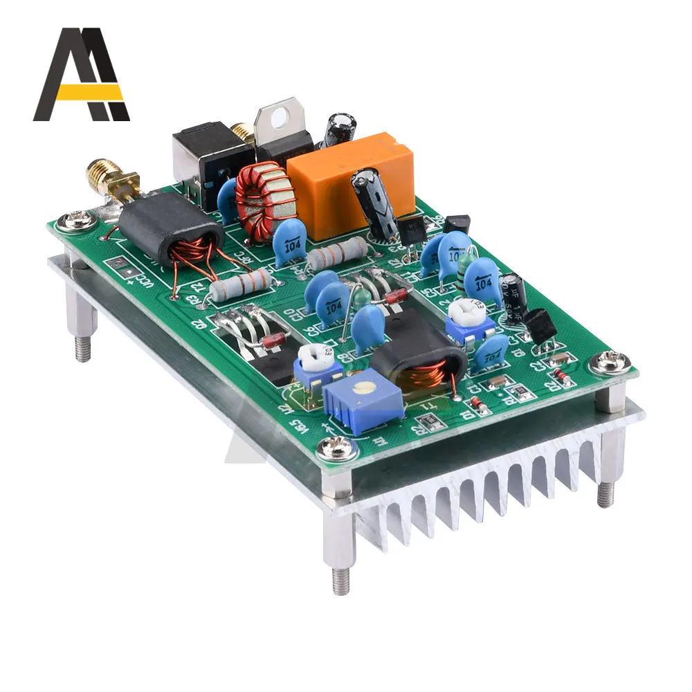 Audio Amplifier 30W 3-28MHz Shortwave Power Amplifier Board CW SSB Linear High Frequency Power Amplifier Finished Module DC12-13.8V