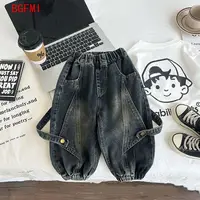 Jeans à la mode et beaux pour garçons de 3 à 9 ans, pantalons décontractés pour enfants, pantalons à la mode pour enfants de 100 à 140cm, printemps-automne 1