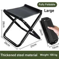 Portable Folding Chair Bench Fishing Stool Travel Camping Horse Stool Stools Train Subway Queuing Portable Stools Outdoor Tool 1