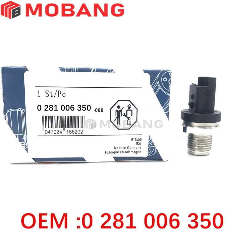 Sensore Di Pressione Common Rail Carburante Per Peugeot 206 307 Citroen Xsara 1.4 Hdi Diesel 9641509480 0281006350