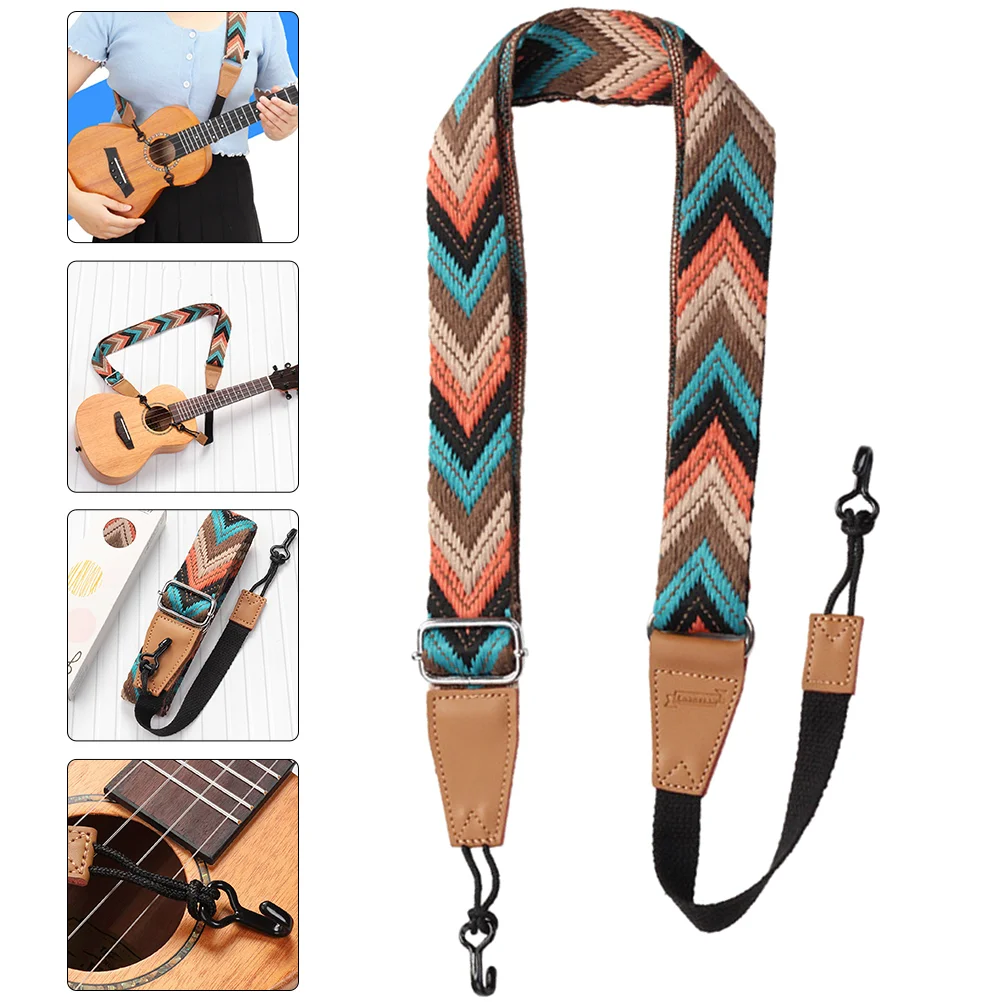

Ukulele Strap Nylon Belt Creative Guitar Child Use Part Electric Classical Decor Shoulder