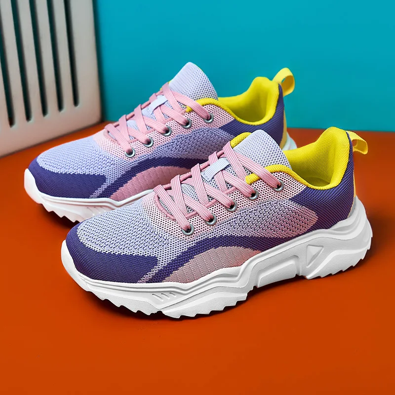 

Fashion Women Marathon Jogging Shoes Purple Blue Girl Athletic Sport Running Training Shoes Spring Summer Sport Shoes for Lady