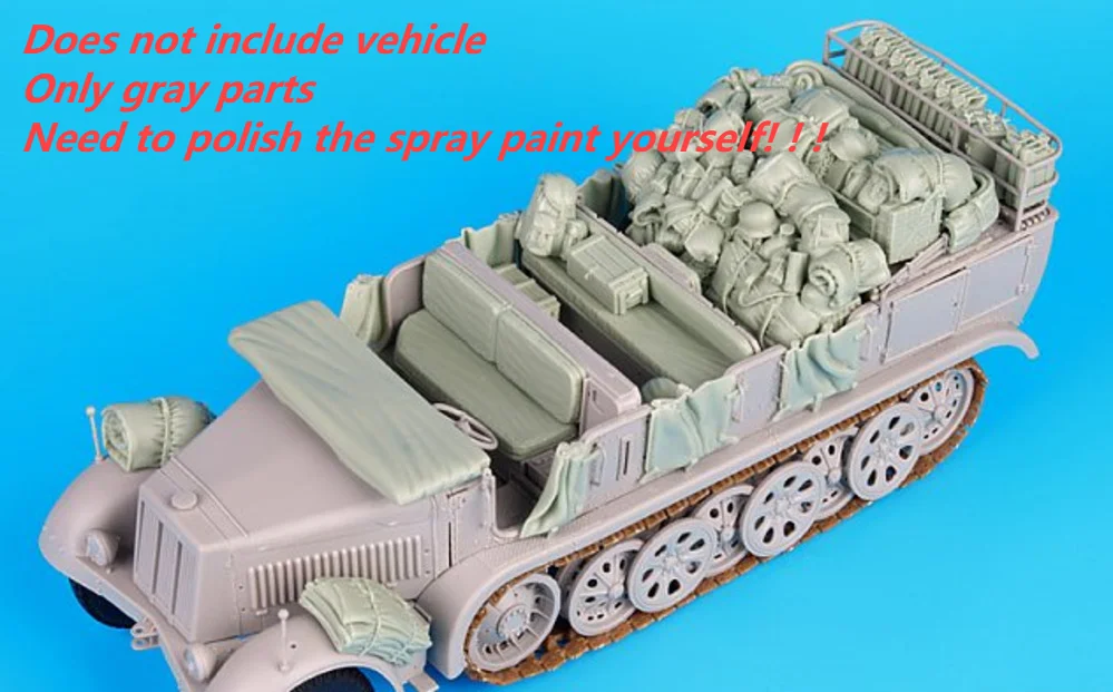 

1:35 Scale Resin Die-cast Armored Vehicle Tank Chariot Parts Modification Does Not Include Unpainted Tank Model