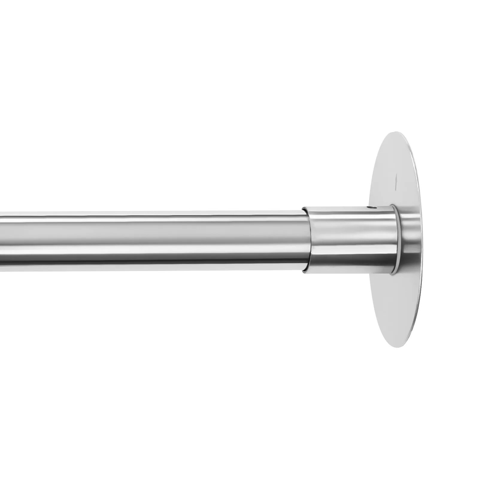 L-förmiges Duschvorhangstangen-Set, verstellbar 27,5-65 Zoll, Edelstahl-Spann-Eckduschstange, ohne Bohren, hält 8 kg – Detail 9