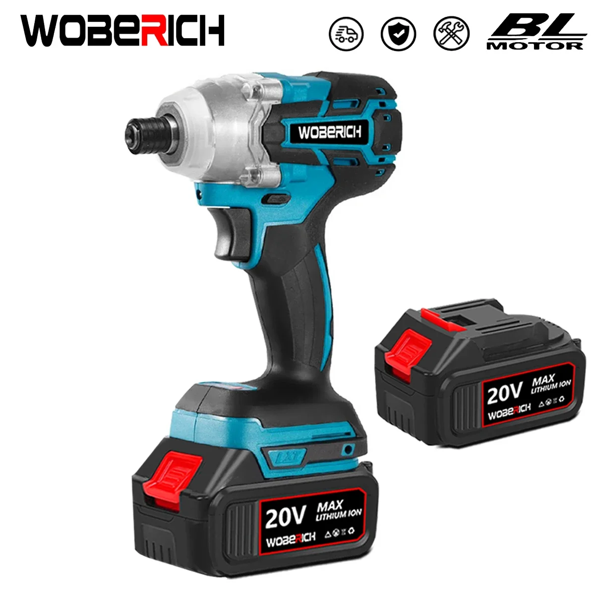 Brushless Cordless Rechargable Electric Screwdriver Impact Wrench High-speed Drill Driver+ LED Light For Makita 18V Battery new 700n m 21v brushless cordless electric impact wrench 1 2inch power tools 6 0amh li battery led light adapt to makita battery