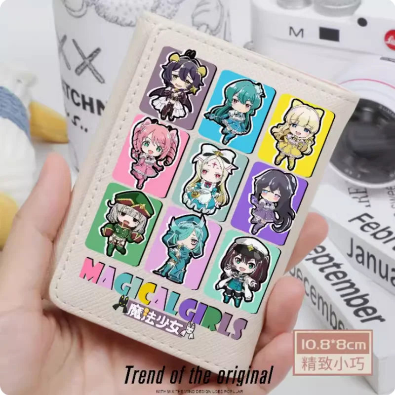 Anime Gushing over Magical Girls  Fashion Wallet PU Purse Card Holder Hasp Money Bag Cosplay Gift B1342